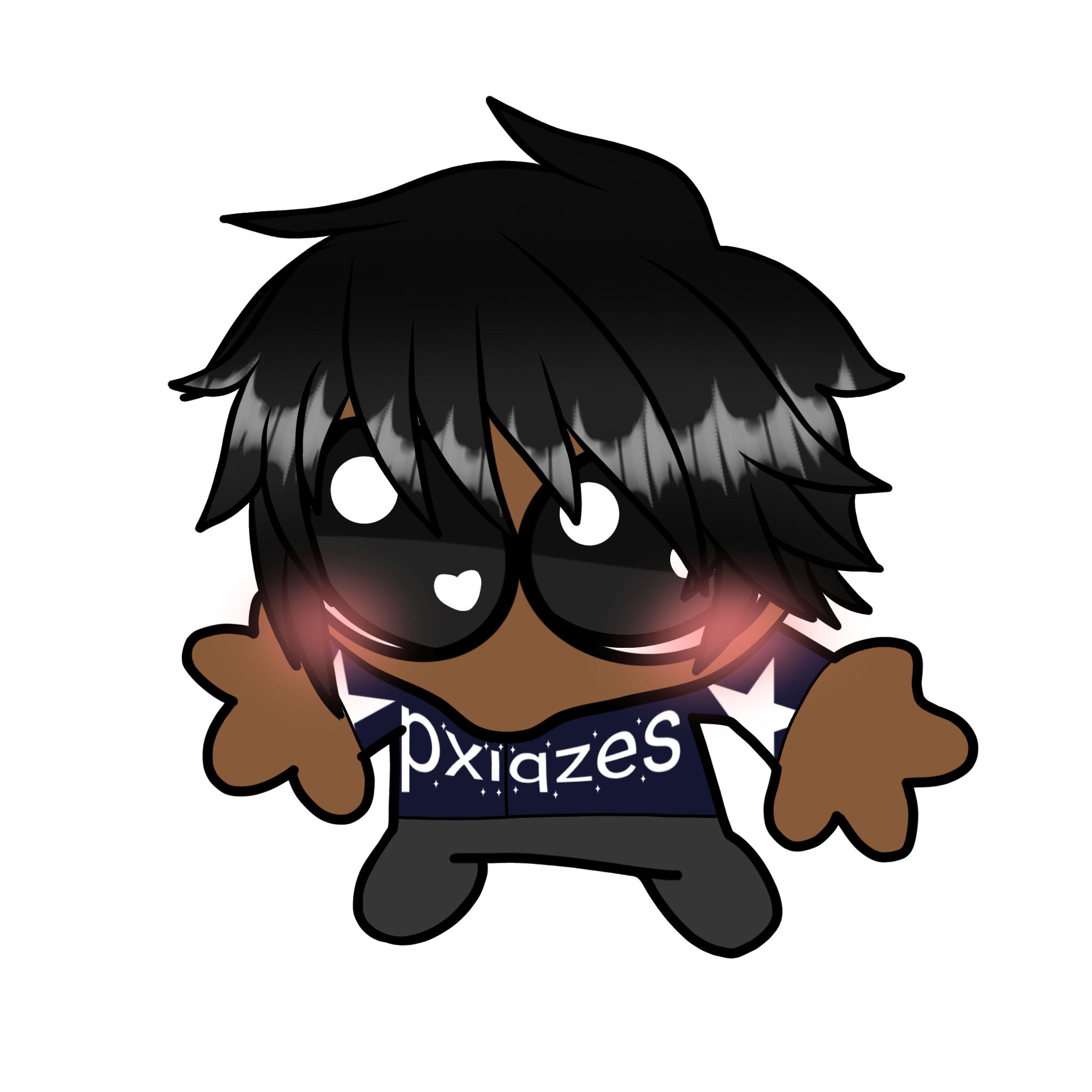 pxiqzes official purple character illustration