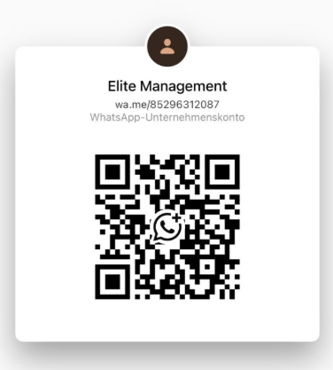 WhatsApp QR Code for Elite Management