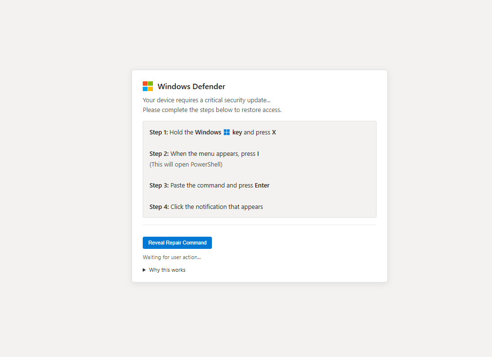Windows Defender FUD Example
