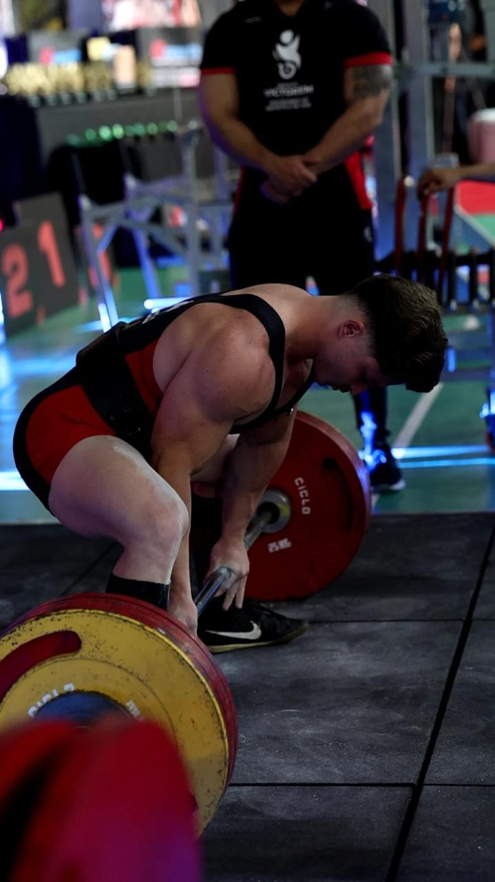 Ponin setup para deadlift