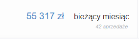 55 317 zł - bieżący miesiąc