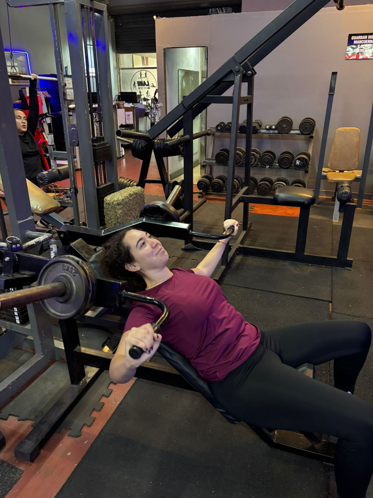 Entrenamiento en máquina de cable