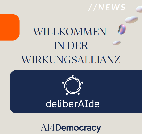 deliberAIde Joins the AI4Democracy Impact Alliance