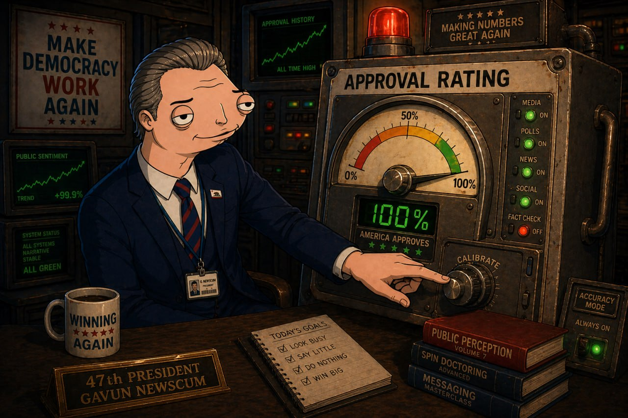 Approval rating artwork