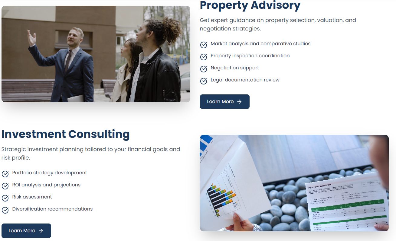 Property Advisory service