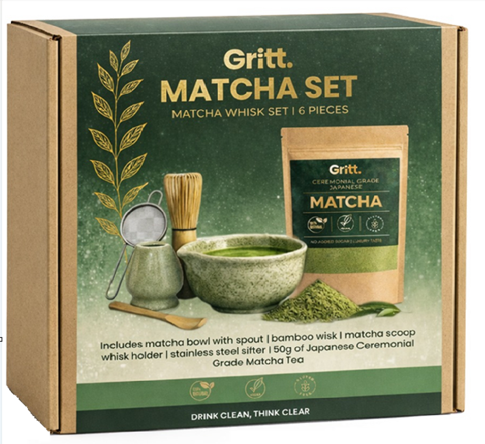 Green Matcha Whisk Set