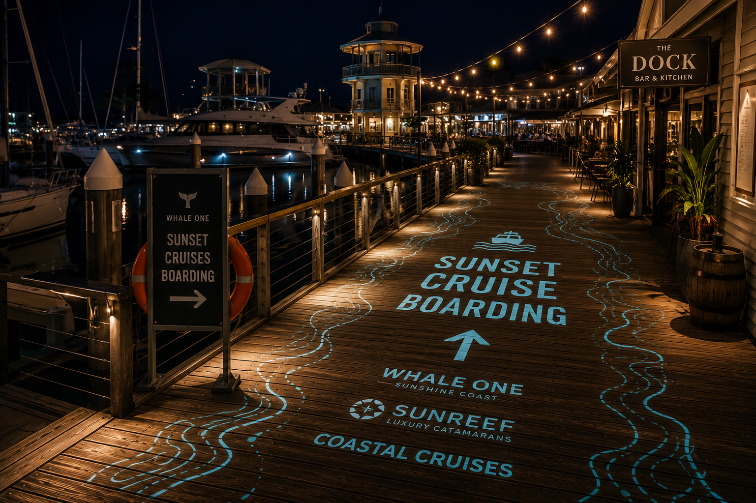 The Dock — Sunset Cruise Boarding