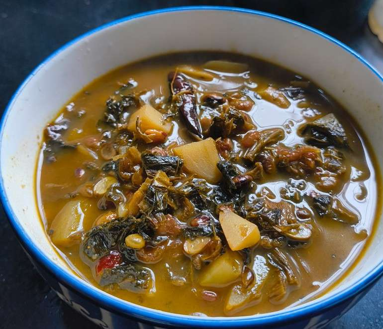 Gundruk Soup