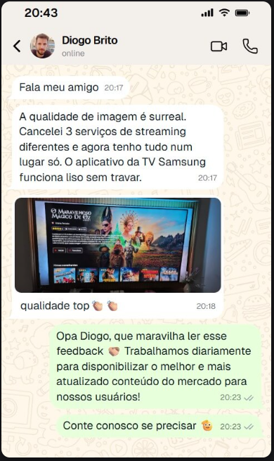 Avaliação de Diogo Brito