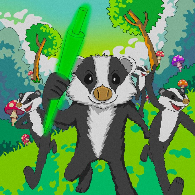 Nature badger
