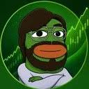 Green frog mascot representing $NORMIE