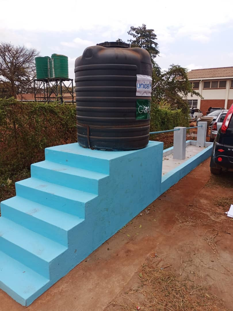 Water tank installation project