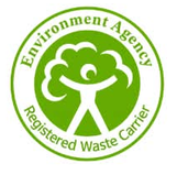 Environment Agency Registered Waste Carrier badge