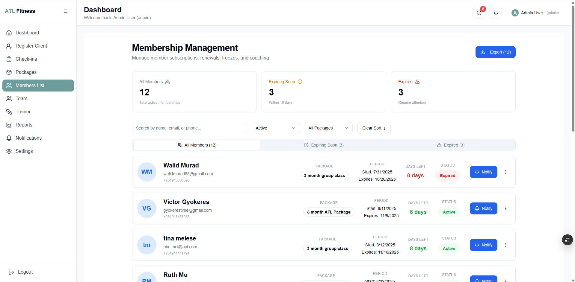 Membership Management