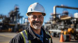 Oil industry worker