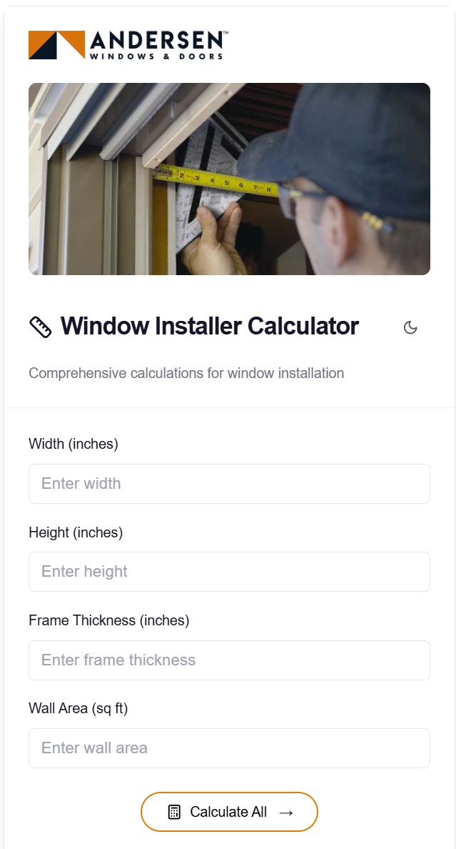 Window Calculator Interface