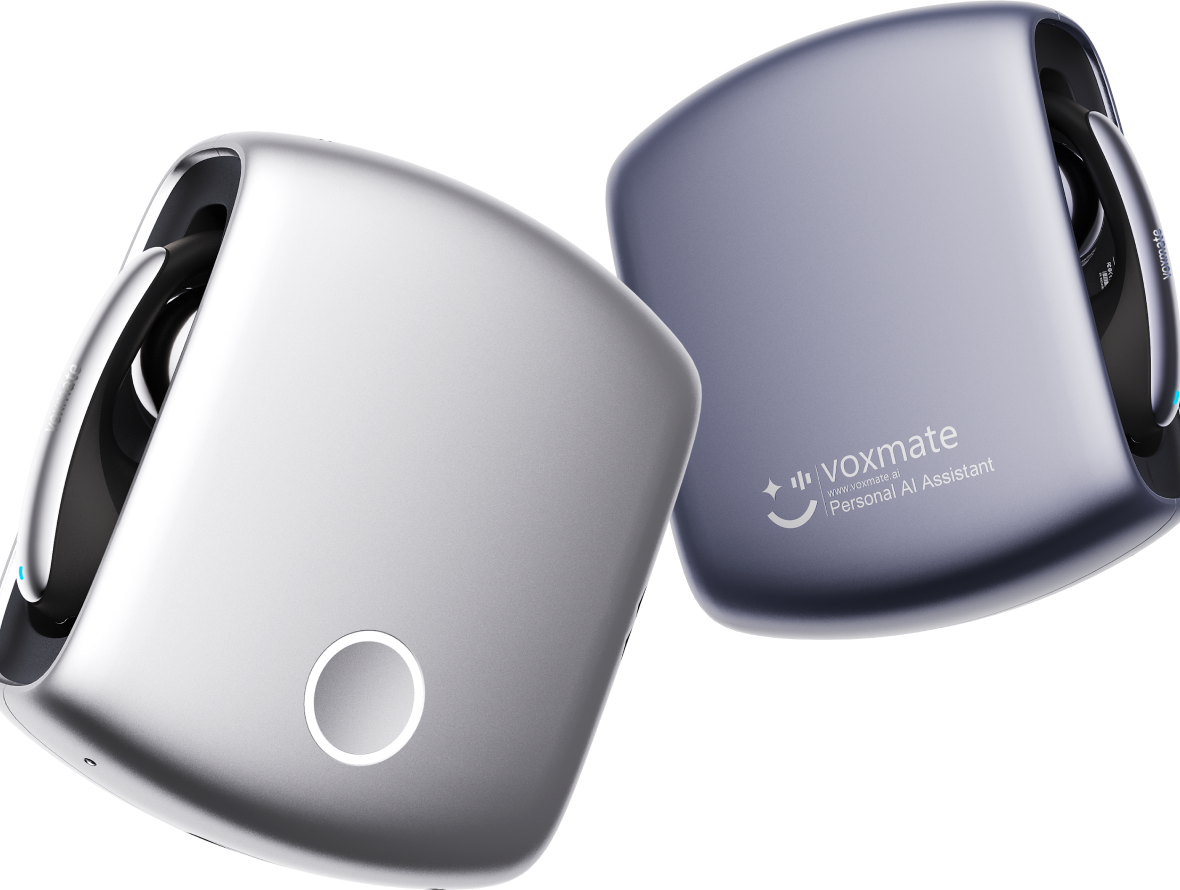 voxmate devices in silver and slate