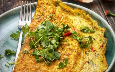 Tortilla de Huevo con Vegetales