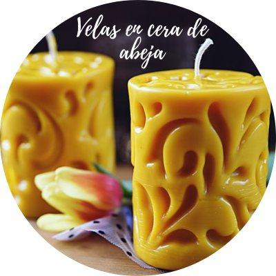 Velas en cera de abeja