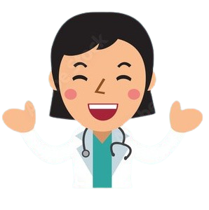 Doctor in happy mood