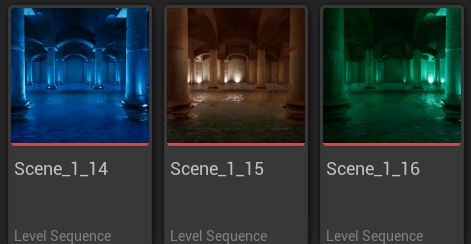 Level sequence takes