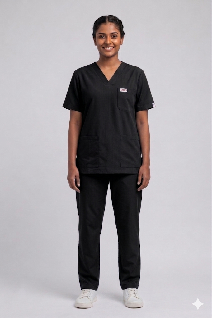 Classic Scrub Set in Black