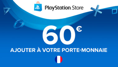 Carte cadeau PlayStation Store 60€