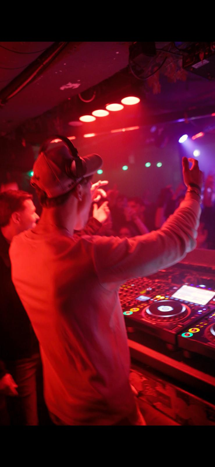 DJ with headphones