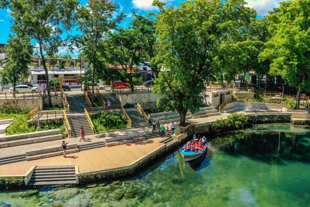 Vista de la Laguna Gri Gri en Río San Juan