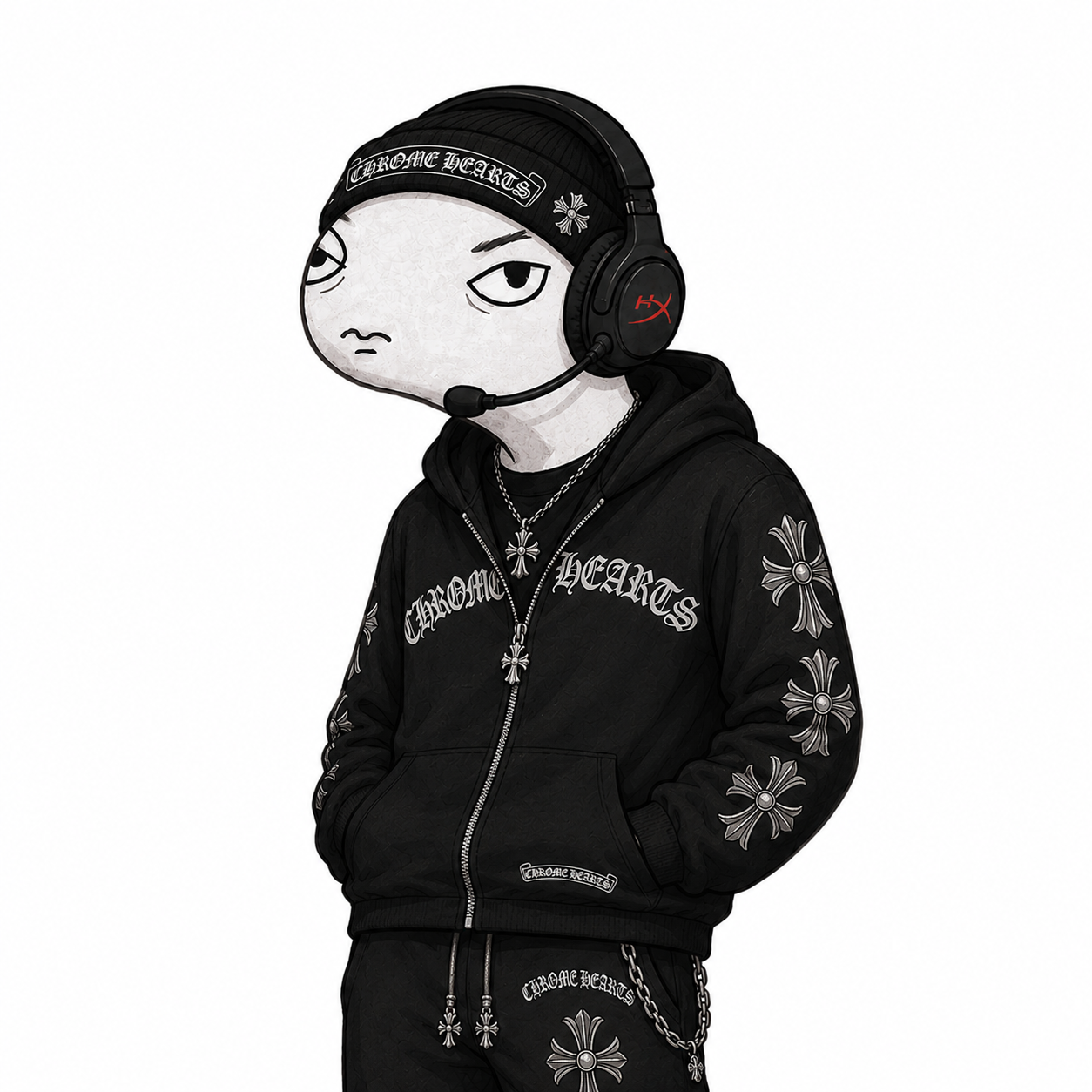Grown Ahh Man in Chrome Hearts