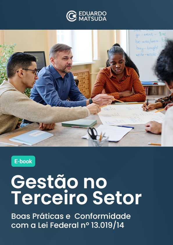 Capa do e-book Gestão no Terceiro Setor: Boas Práticas e Conformidade com a Lei Federal nº 13.019/14