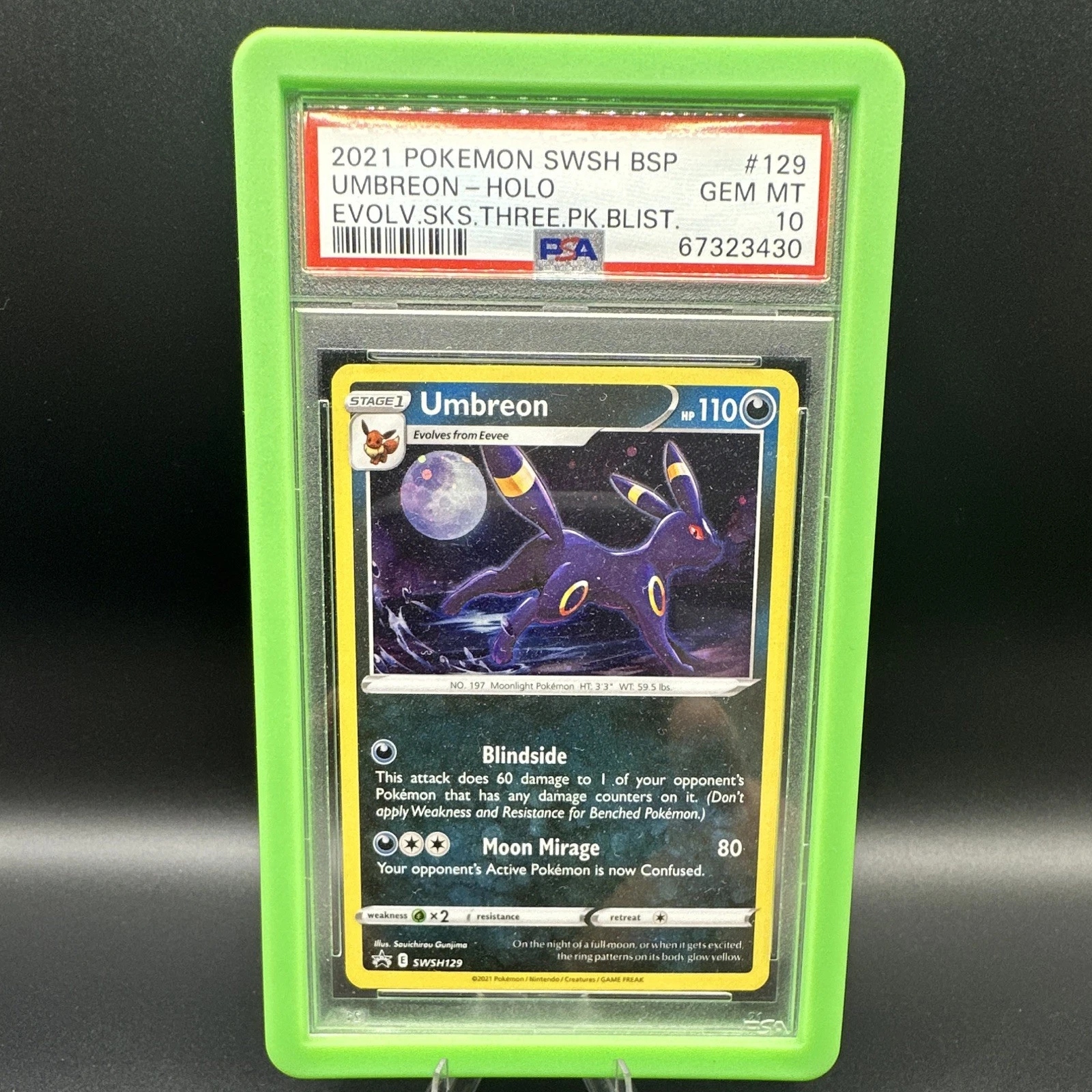 PSA 10 Umbreon Holo - Evolving Skies