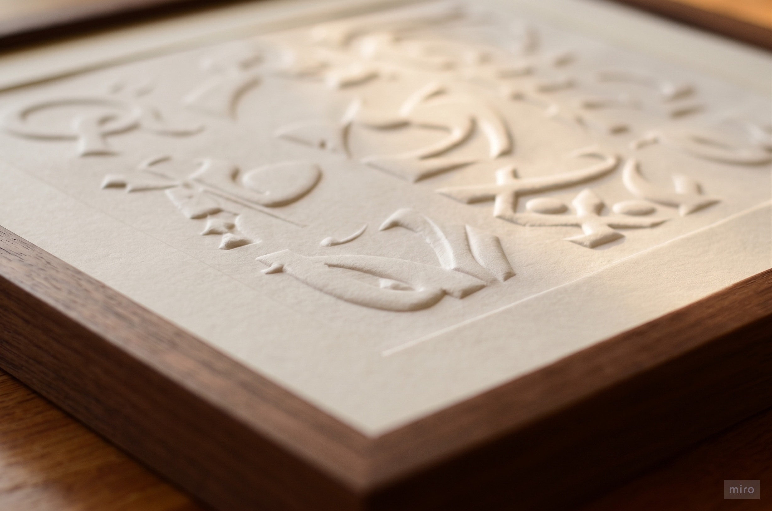 Calligraphy Relief