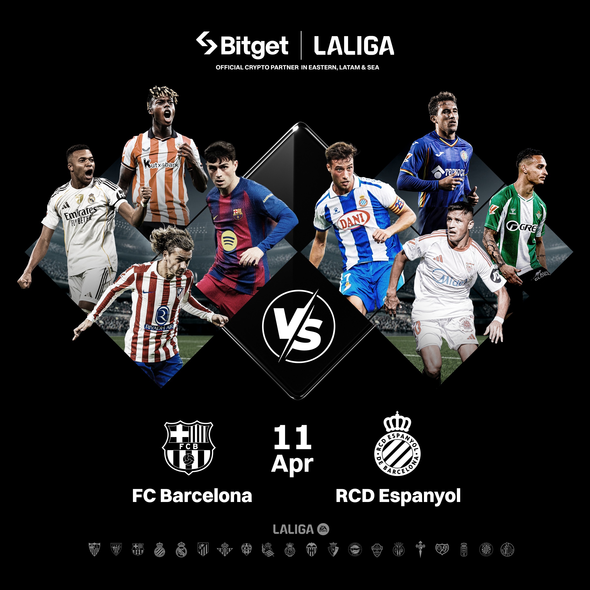 Bitget x LALIGA partnership — Official Crypto Partner
