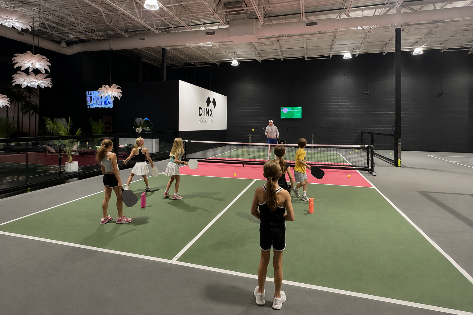 Youth pickleball programs at DINX