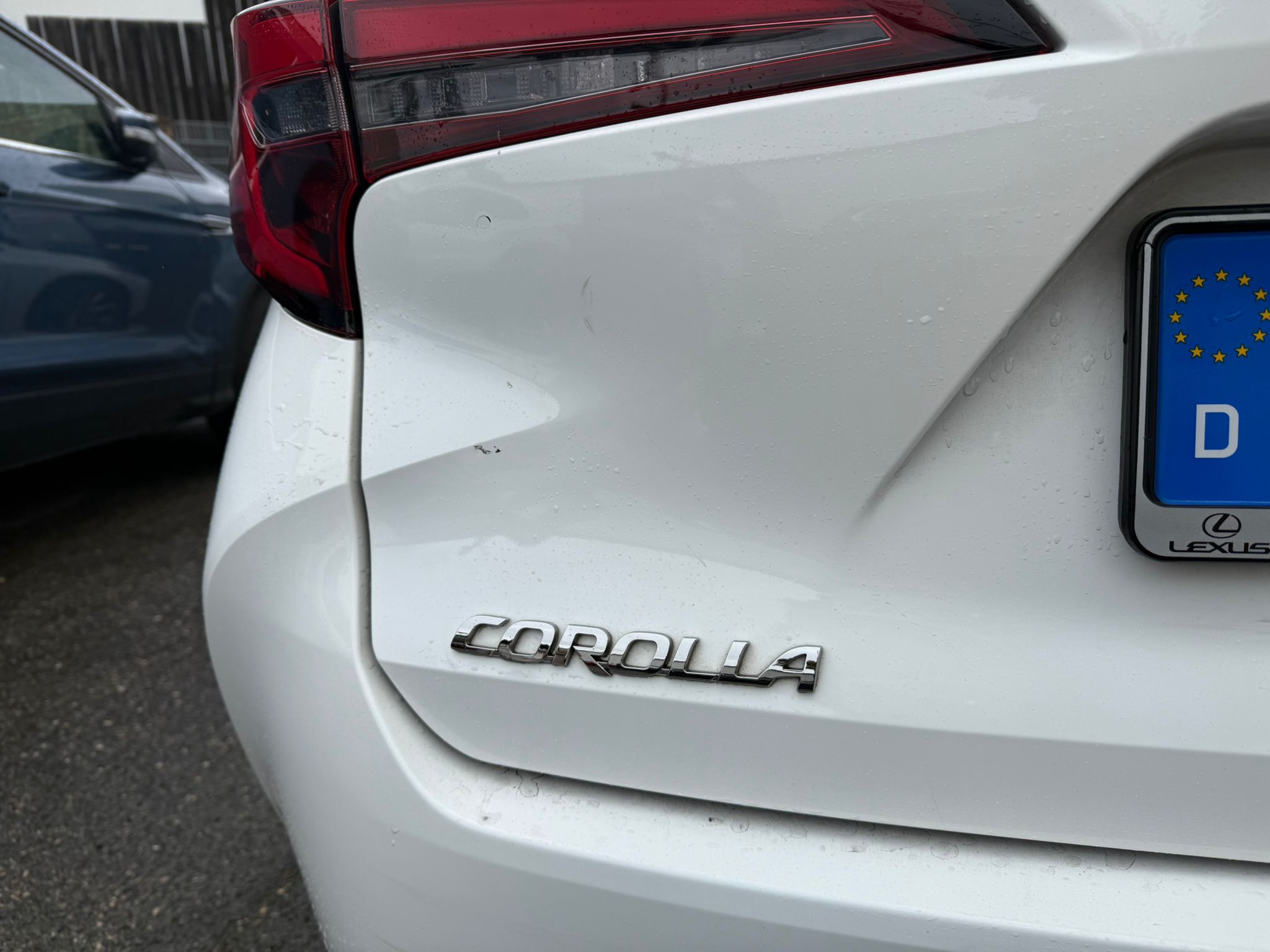 Delle am Fahrzeugheck