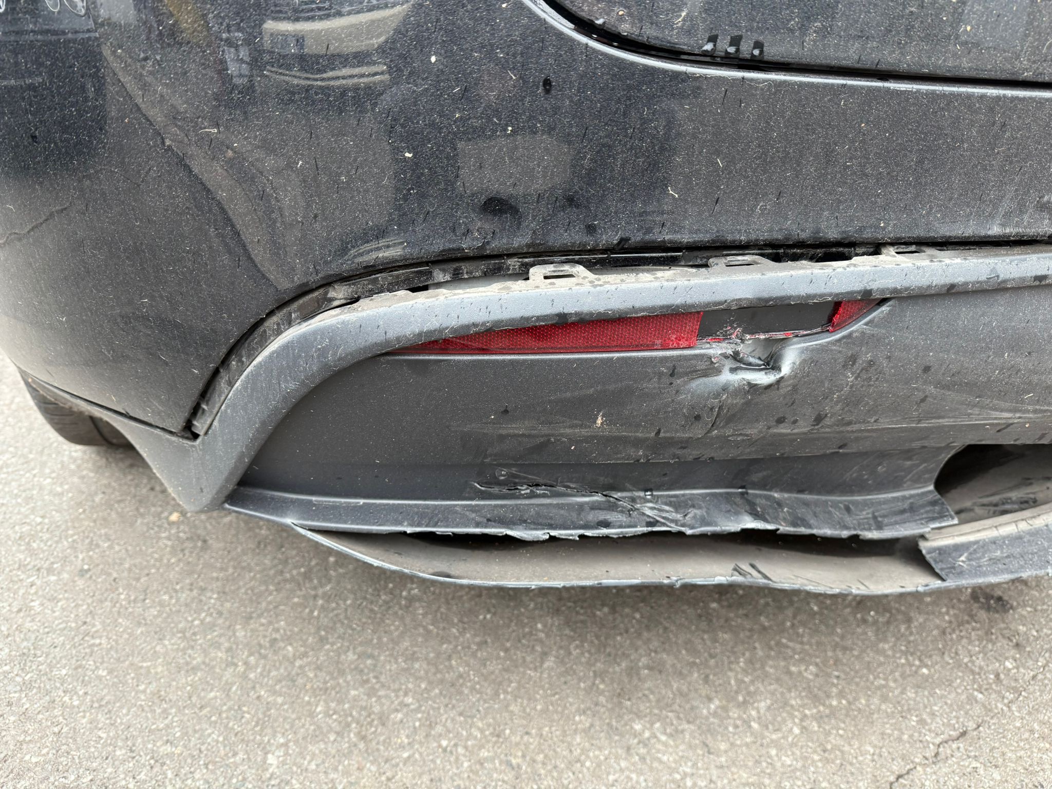 Heckstossstangen-Schaden