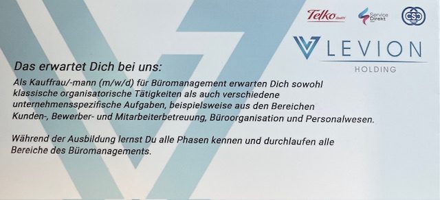 Levion Holding – Ausbildung Kaufmann/-frau im Büromanagement (m/w/d) (2)
