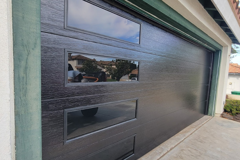 Modern Garage Door with Windows