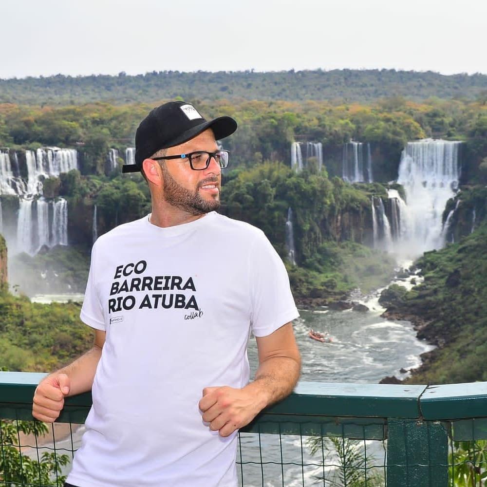 Diego Saldanha nas Cataratas do Iguaçu