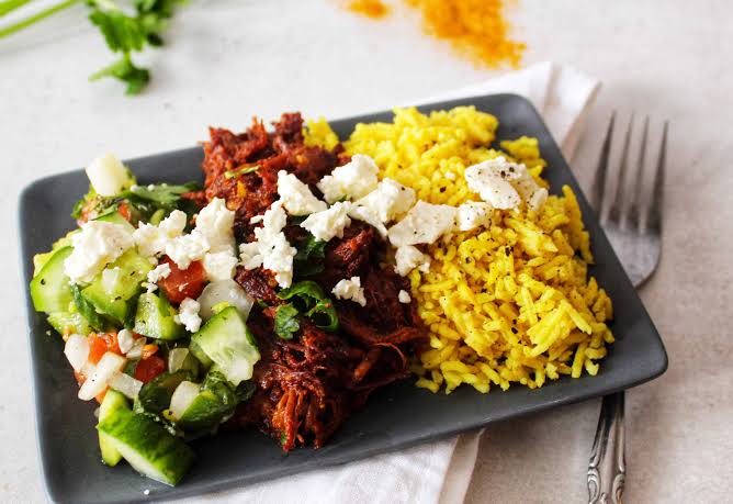 Rice with Tibs