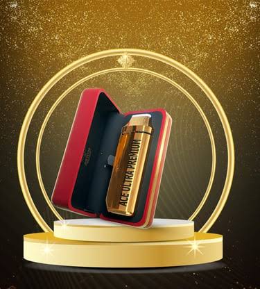 Ace Ultra Premium Love Edition device and case on a gold podium