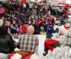 Large community gathering with people