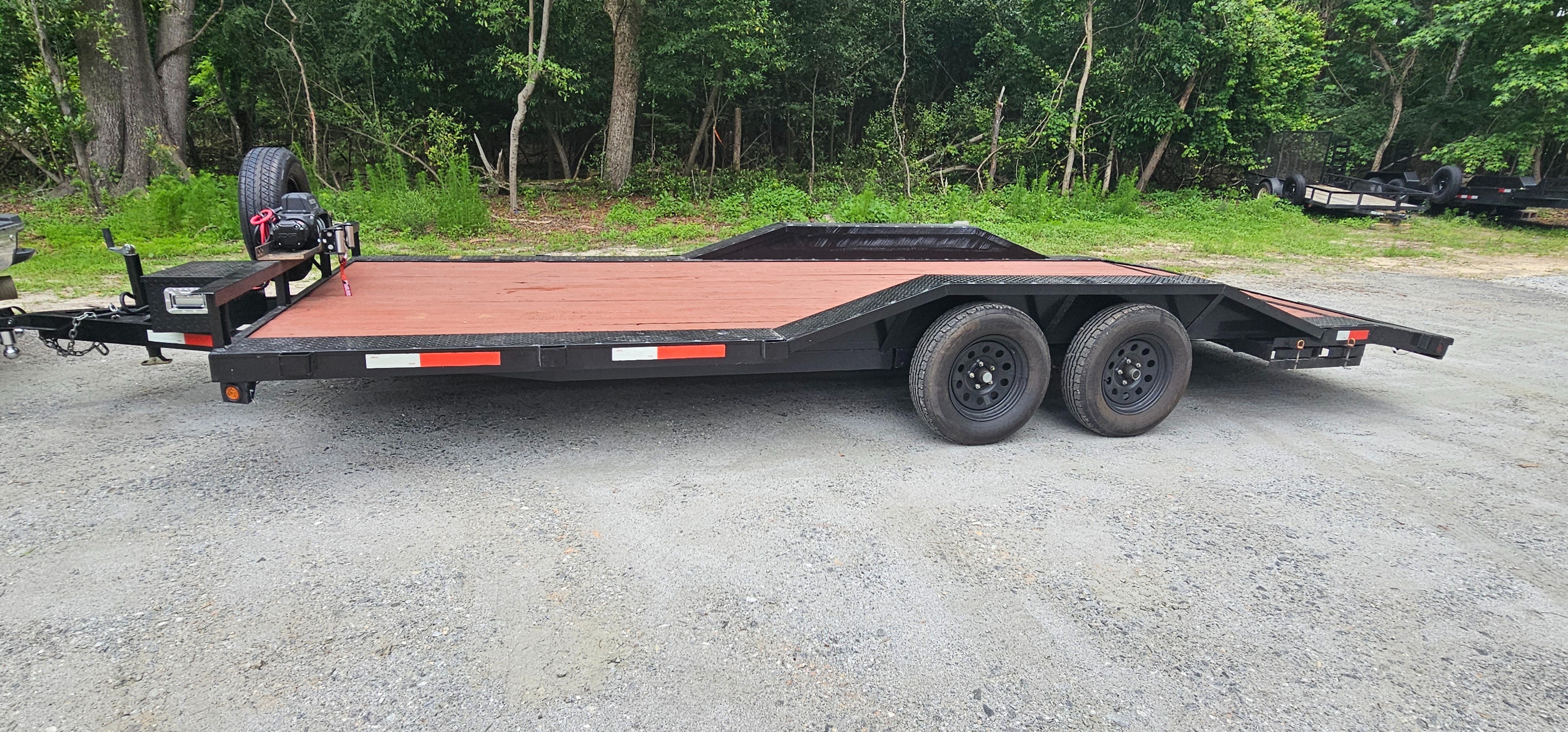 20ft Drive Over Flatbed Trailer