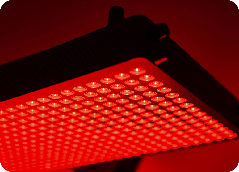 Red Light Therapy LED panel treatment