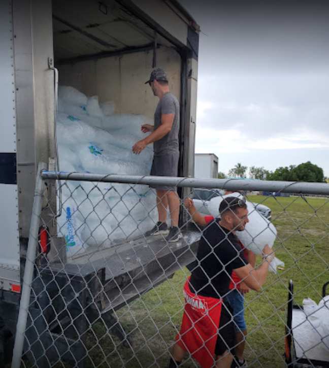Professional ice delivery operations