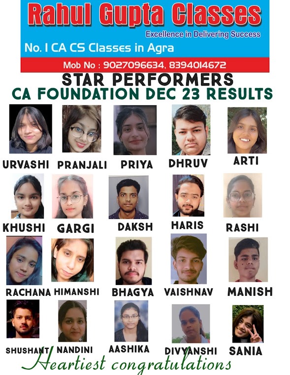 CA Foundation DEC23 Star Performers