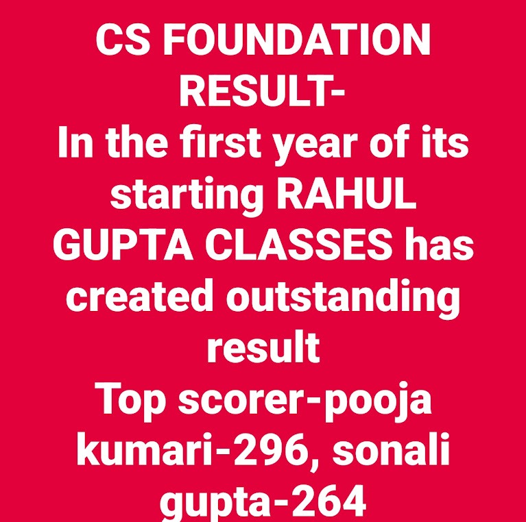 CS Foundation Results