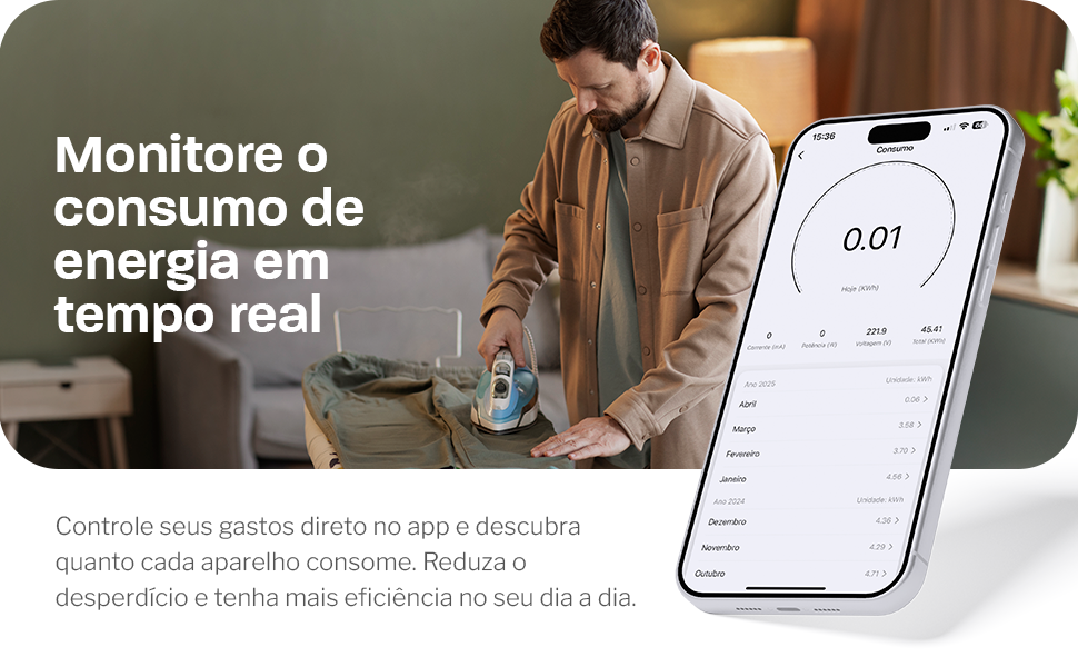 Monitore o consumo de energia em tempo real