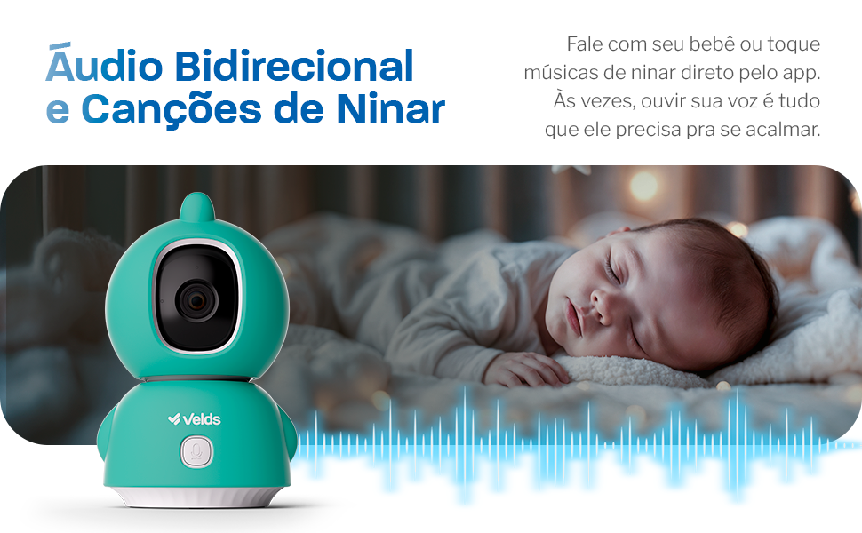 Audio Bidirecional e Cancoes de Ninar - Fale com seu bebe pelo app